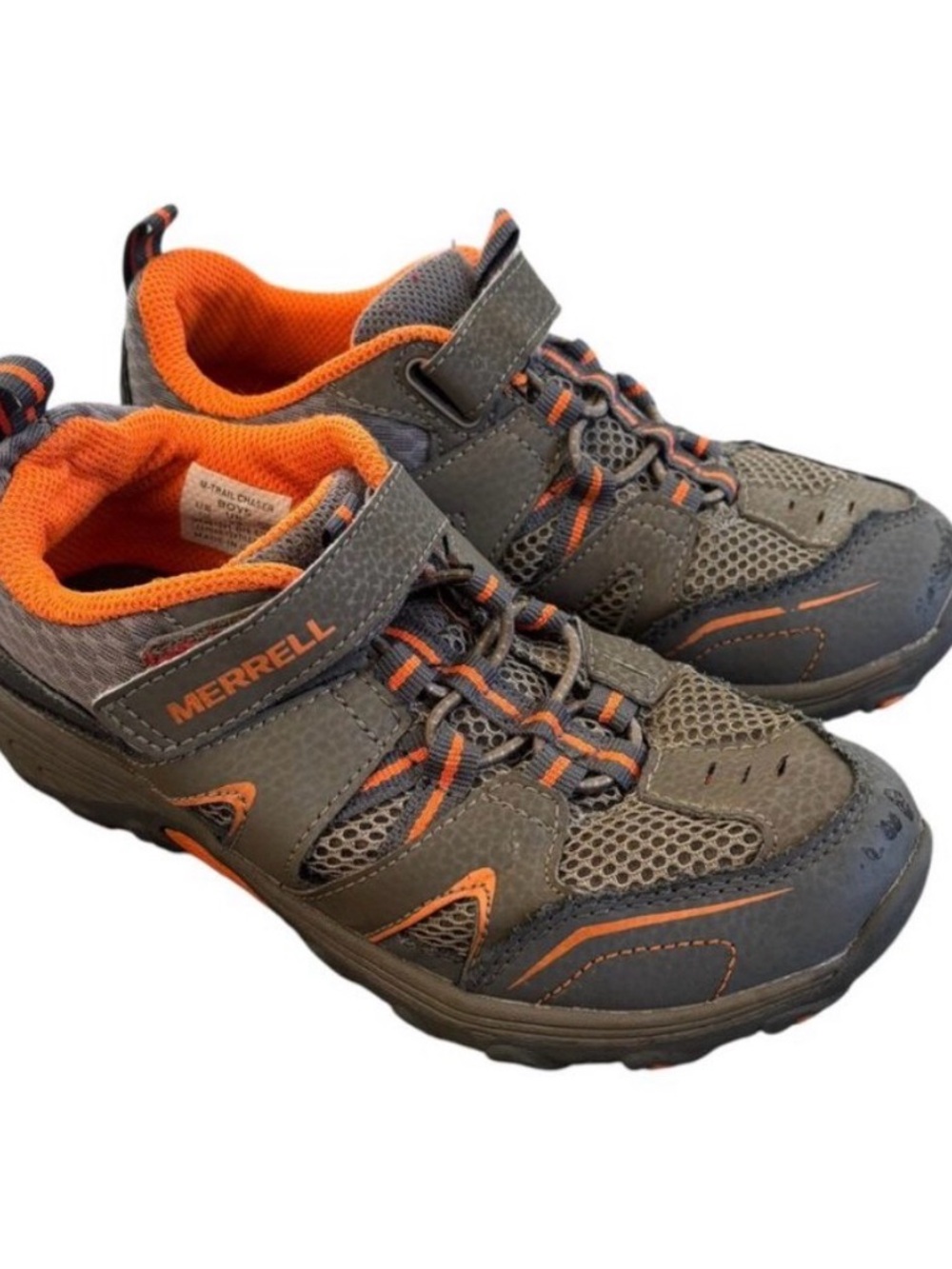 Merrell Boys Trail Chaser Hiking Sneakers Size 1